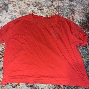 Lulu lemon all yours cropped tee